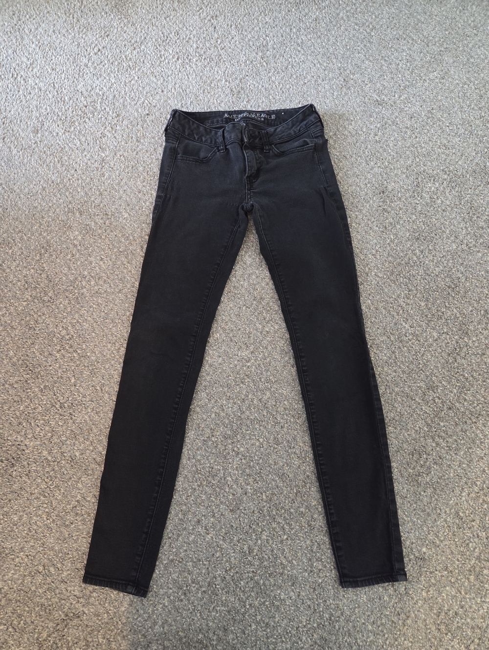Black High-Waist Skinny Jeans